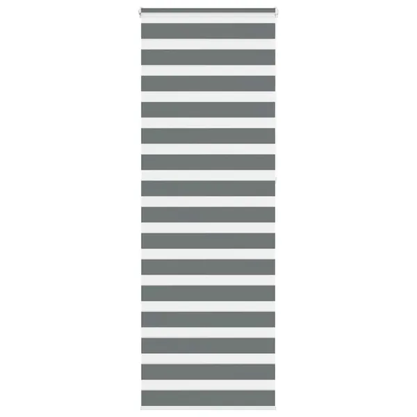 Store zèbre gris foncé largeur du tissu 70,9 cm polyester