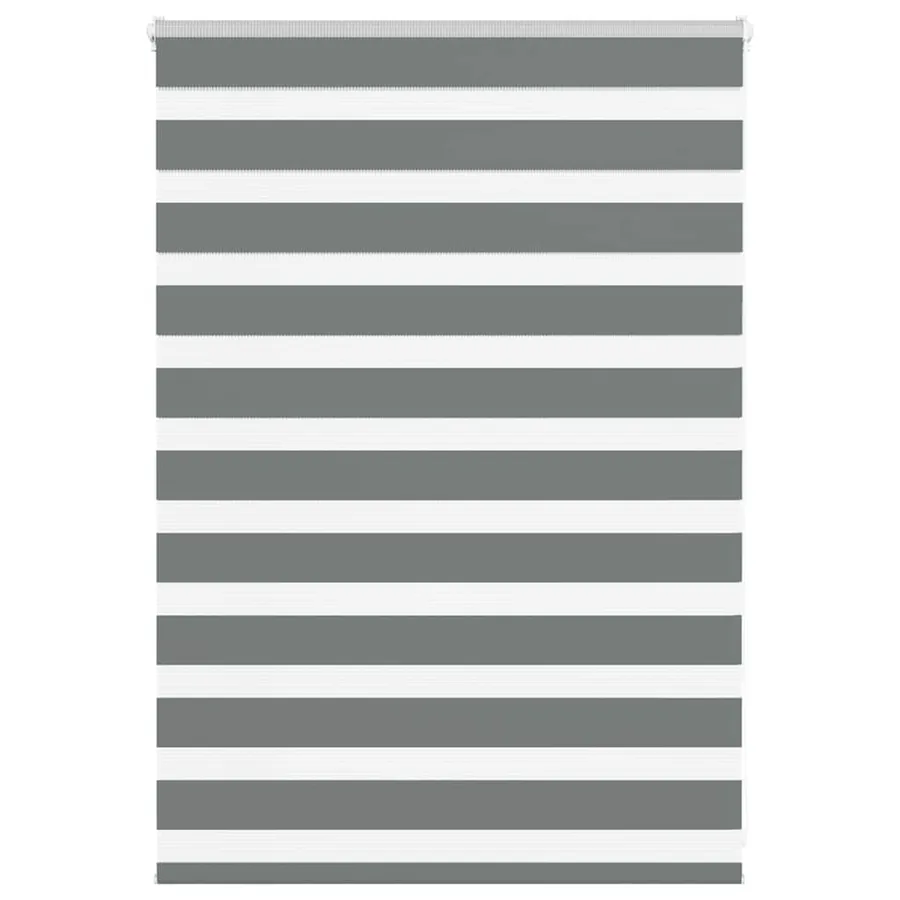 Store zèbre gris foncé largeur du tissu 100,9 cm polyester