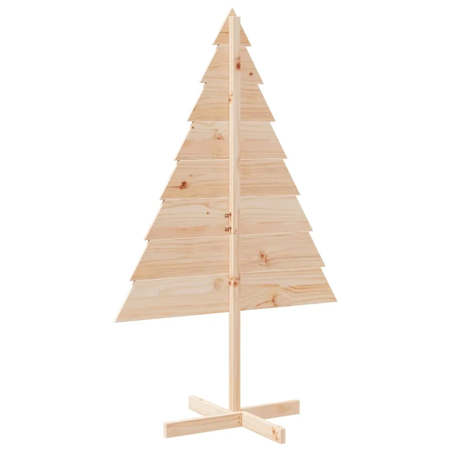 Arbre de Noël en bois pour décoration 150 cm bois massif - 5