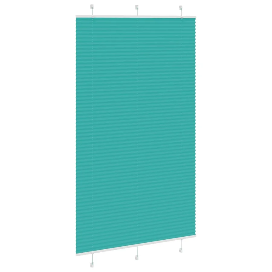 Store plissé vert pétrole 115x200cm largeur du tissu 114,4cm - 3