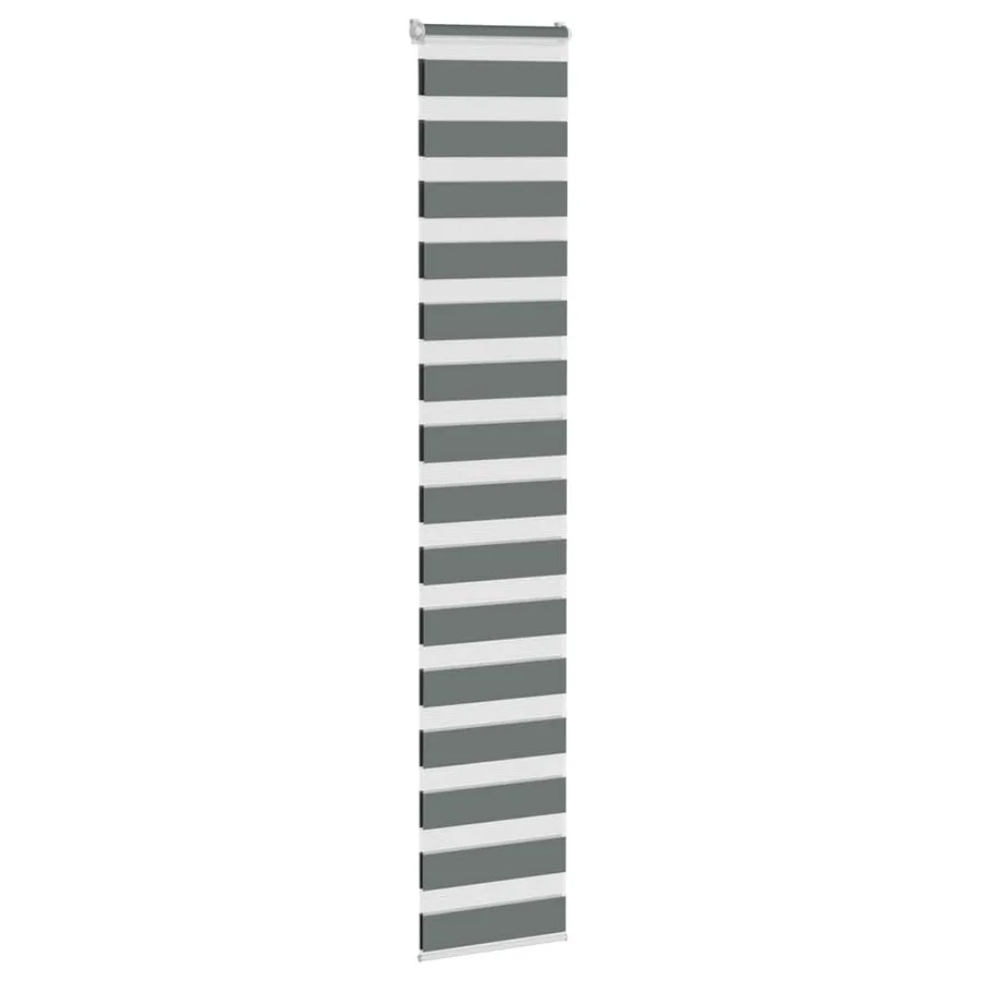 Store zèbre gris foncé largeur du tissu 35,9 cm polyester - 3