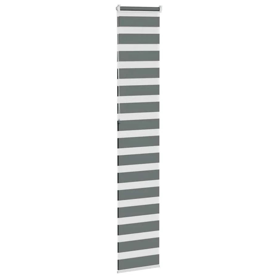 Store zèbre gris foncé largeur du tissu 35,9 cm polyester - 4