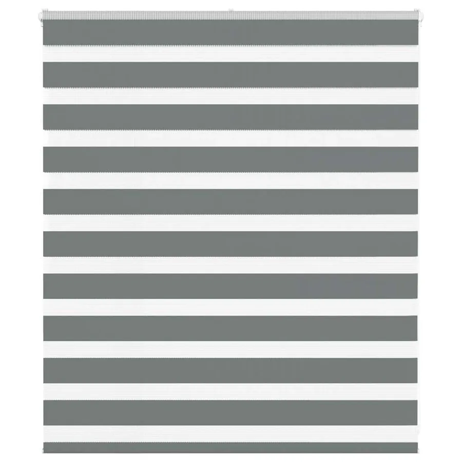 Store zèbre gris foncé largeur du tissu 120,9 cm polyester