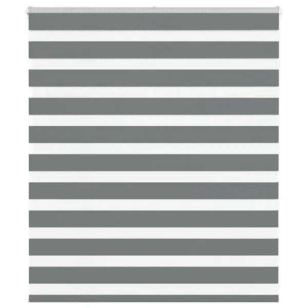 Store zèbre gris foncé largeur du tissu 120,9 cm polyester