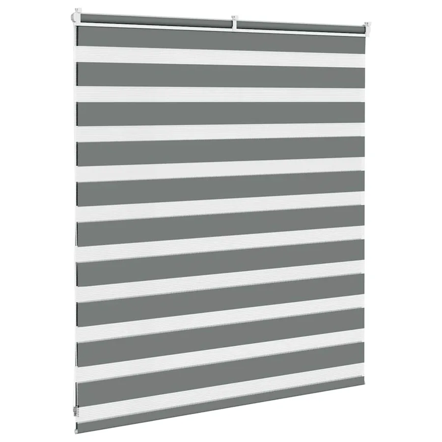 Store zèbre gris foncé largeur du tissu 120,9 cm polyester - 4