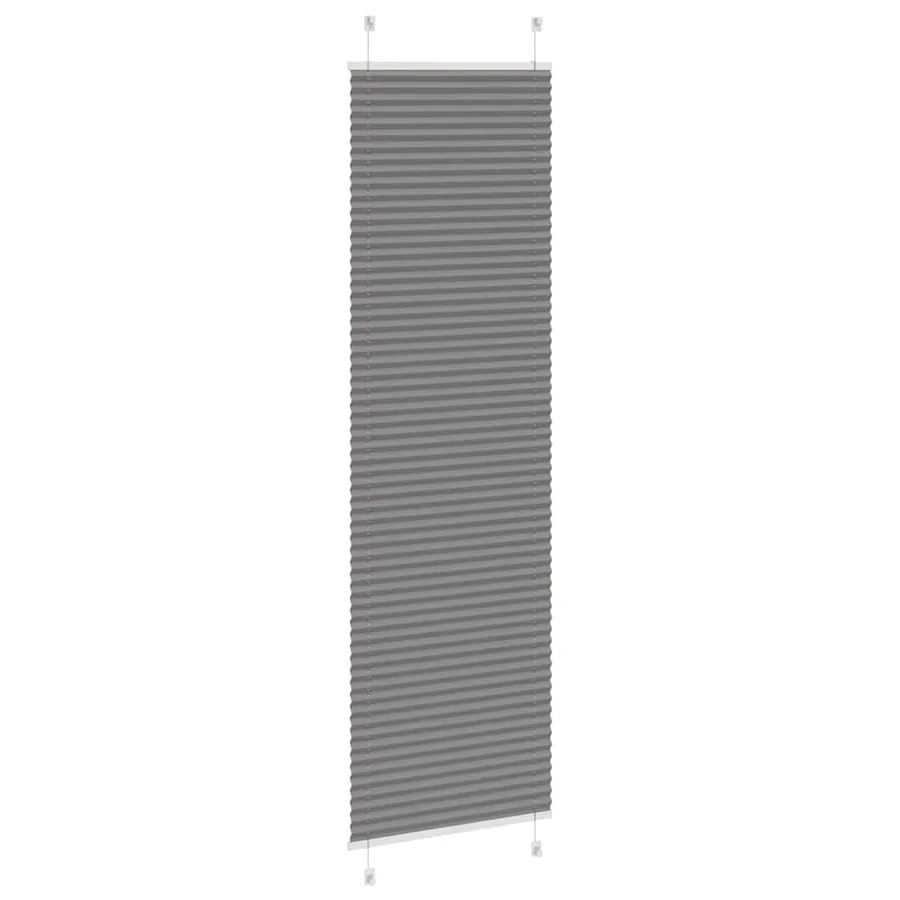 Store plissé anthracite 55x200 cm largeur du tissu 54,4 cm - 4