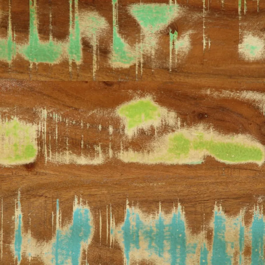 Meuble TV 160x42x40 cm bois massif de récupération - 10