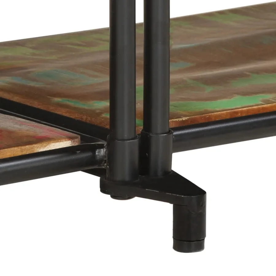 Meuble TV 160x42x40 cm bois massif de récupération - 8