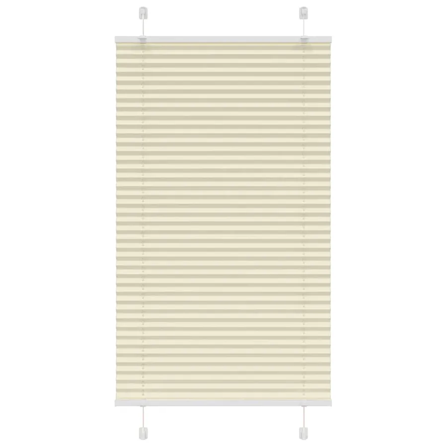 Store plissé crème 70x150 cm largeur du tissu 69,4 cm polyester