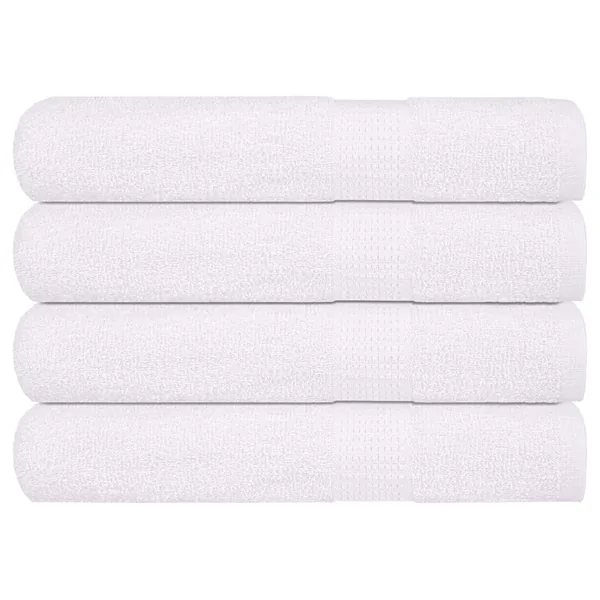 Serviettes de sauna FROGN 4 pcs blanc 80x200 cm 360 g/m²