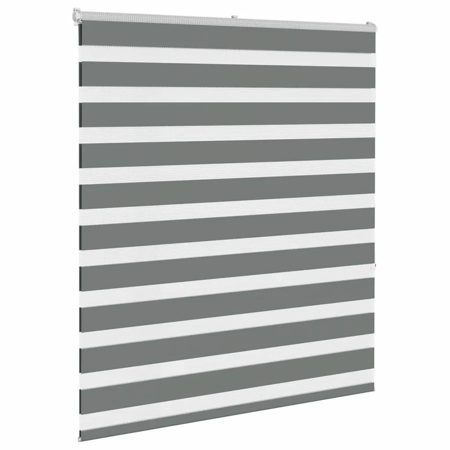 Store zèbre gris foncé largeur du tissu 130,9 cm polyester - 3