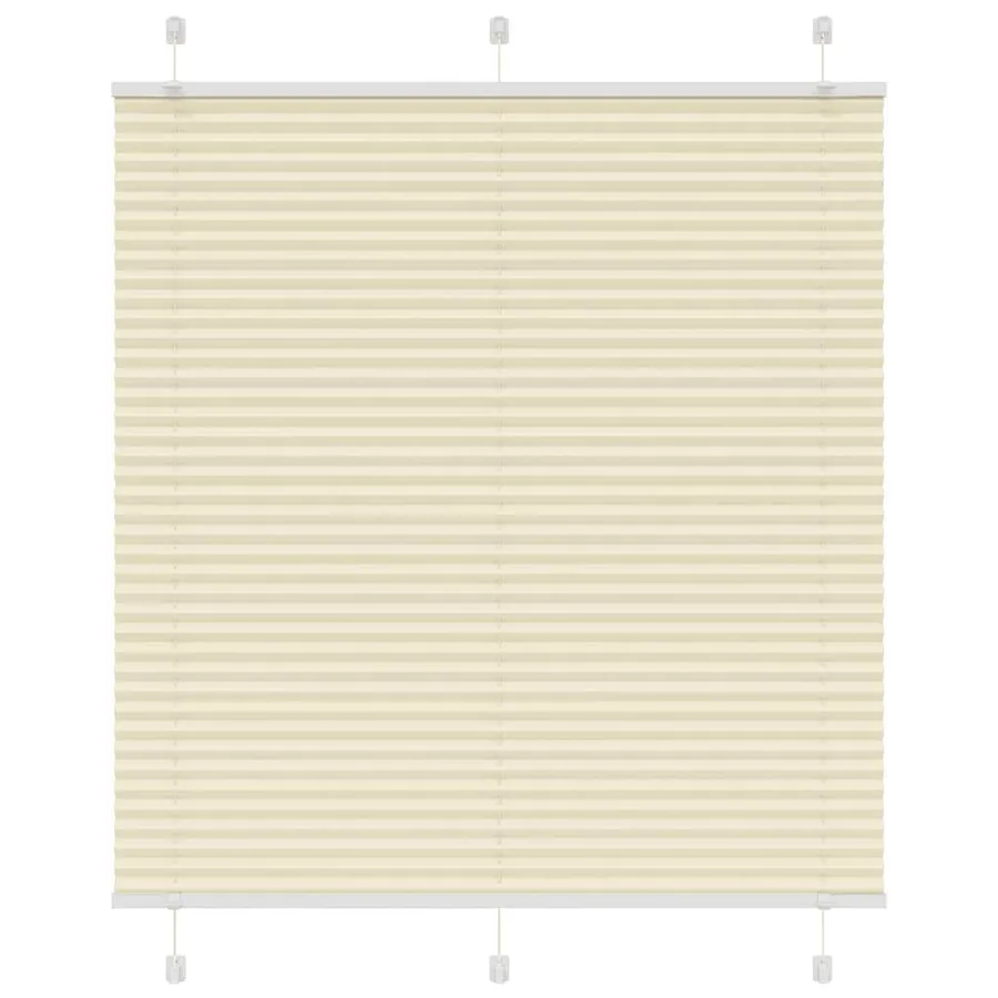 Store plissé crème 115x150cm largeur du tissu 114,4cm polyester