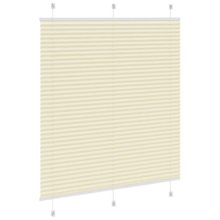 Store plissé crème 115x150cm largeur du tissu 114,4cm polyester - 4