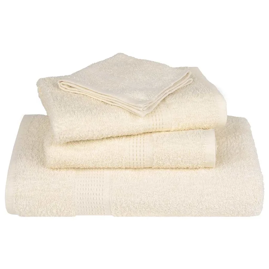 Serviettes FROGN 2 pcs crème 100x200 cm 360 g/m² - 4