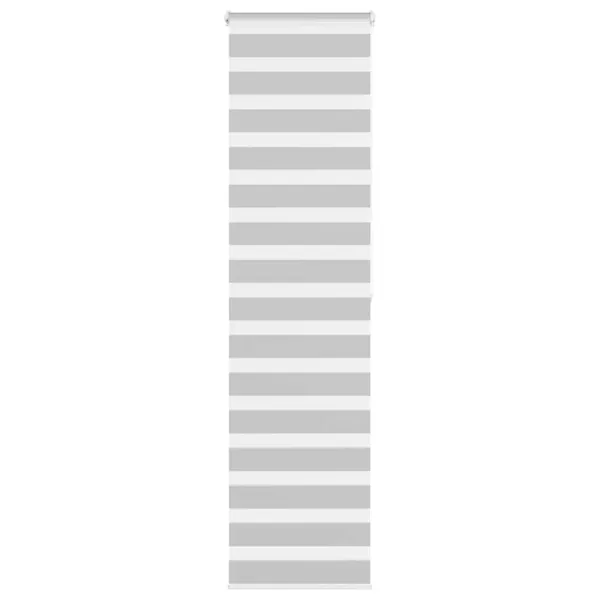 Store zèbre gris clair largeur du tissu 50,9 cm polyester