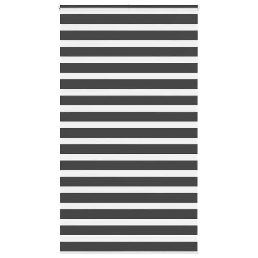 Store zèbre noir 135x200 cm largeur du tissu 130,9 cm polyester