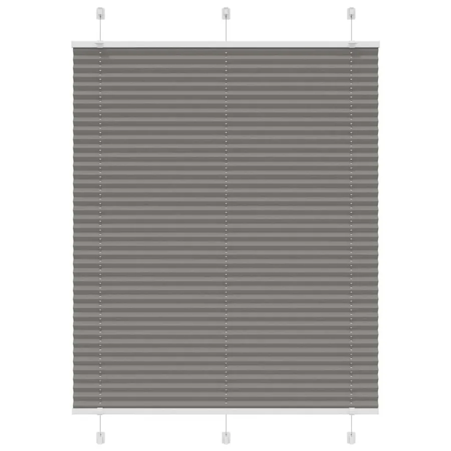 Store plissé anthracite 105x150 cm largeur du tissu 104,4 cm