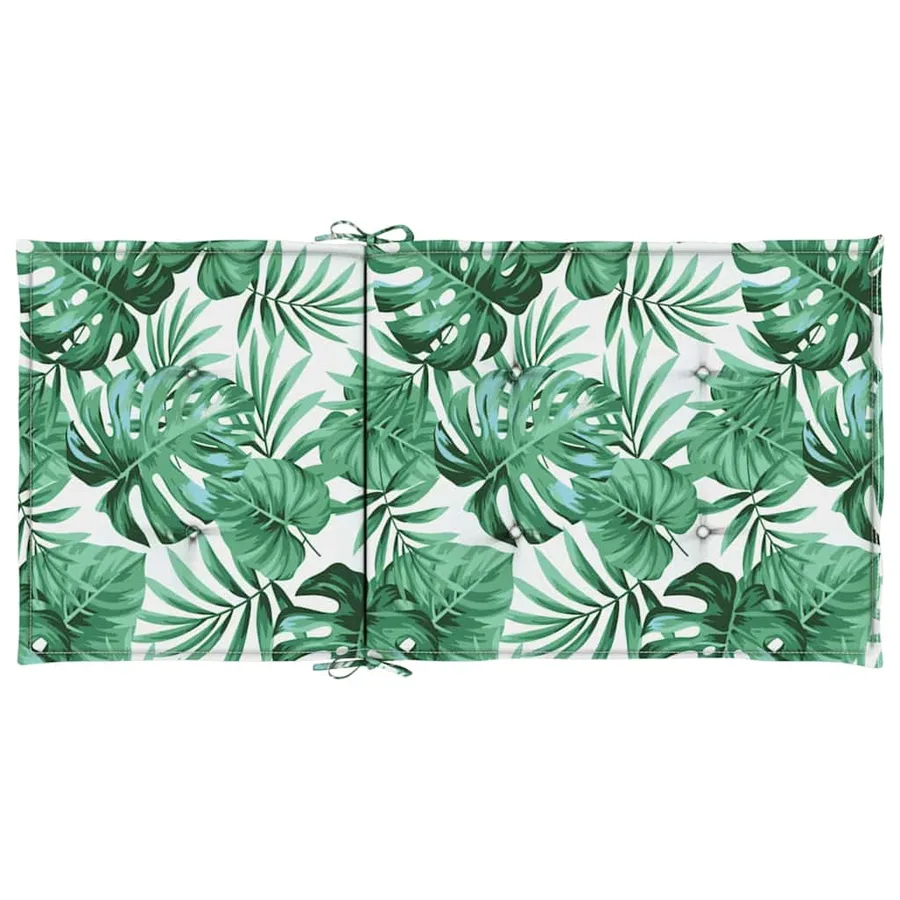 Coussins de dossier 2 pc Motif feuille 100 x 50 x 3 cm - 7