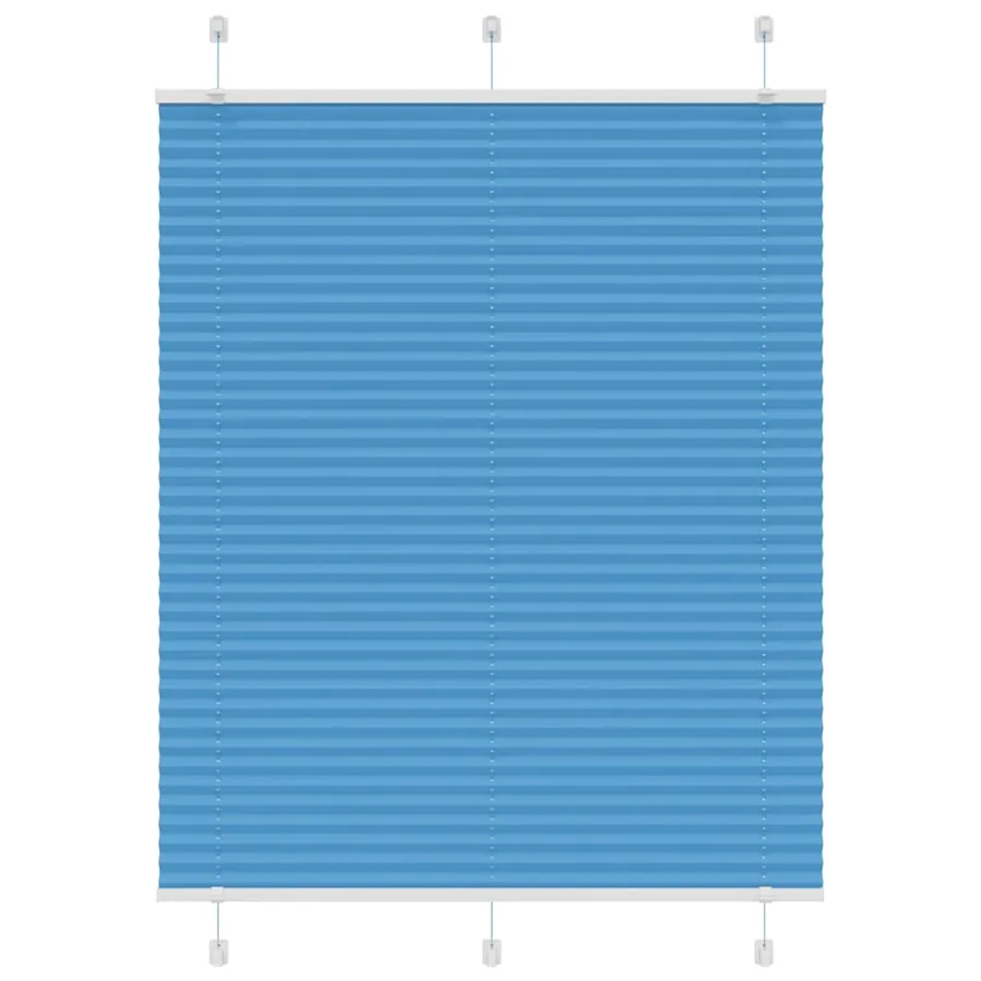 Store plissé bleu 110x150 cm largeur du tissu 109,4cm polyester