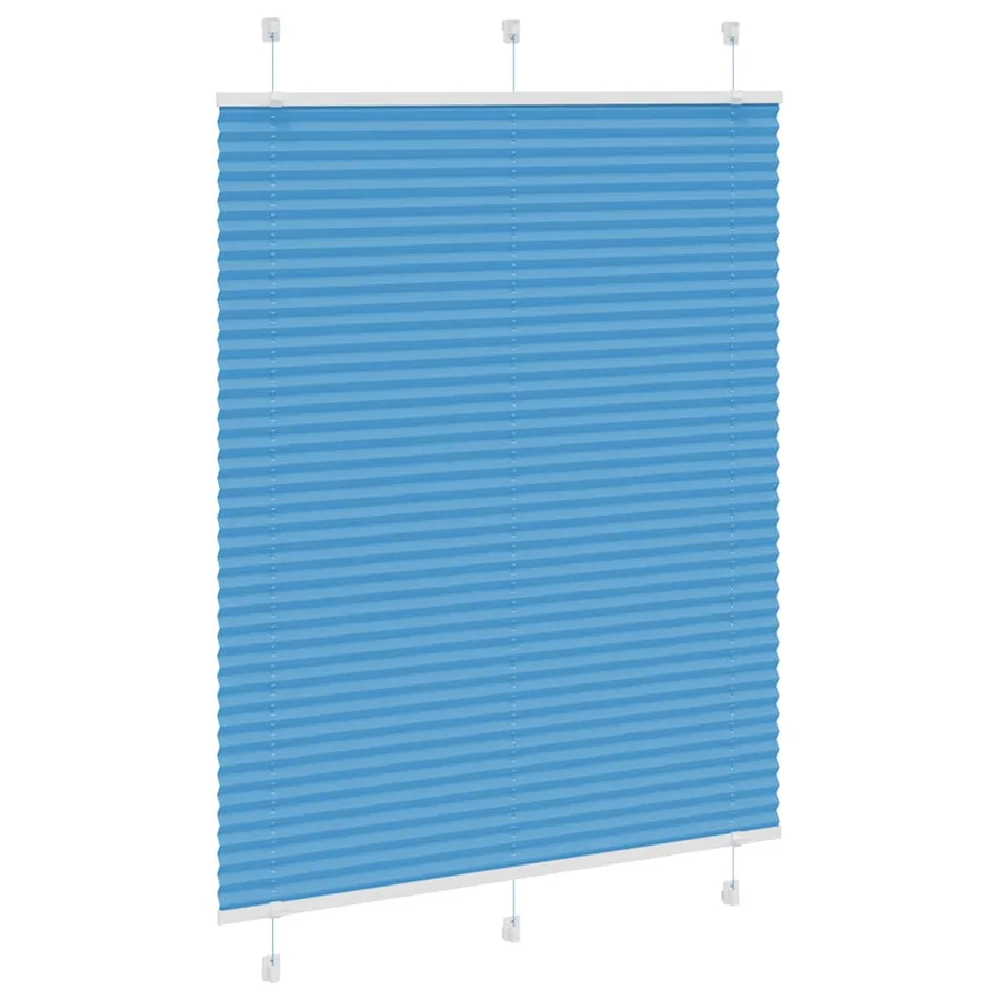 Store plissé bleu 110x150 cm largeur du tissu 109,4cm polyester - 3
