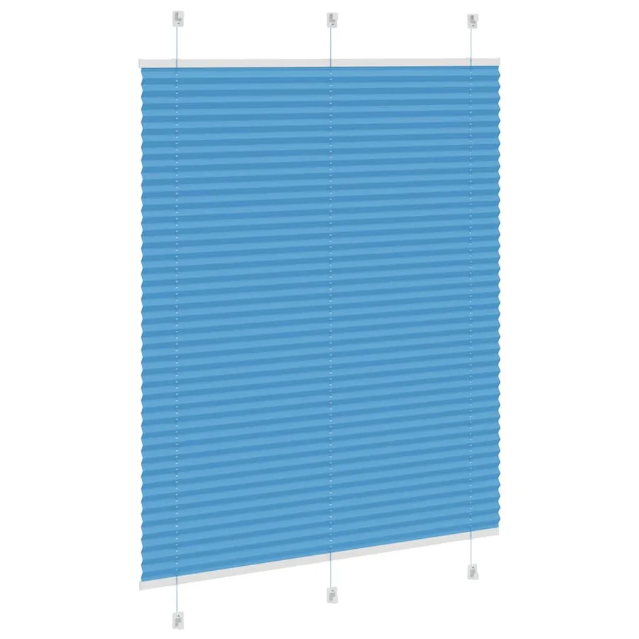 Store plissé bleu 110x150 cm largeur du tissu 109,4cm polyester - 4