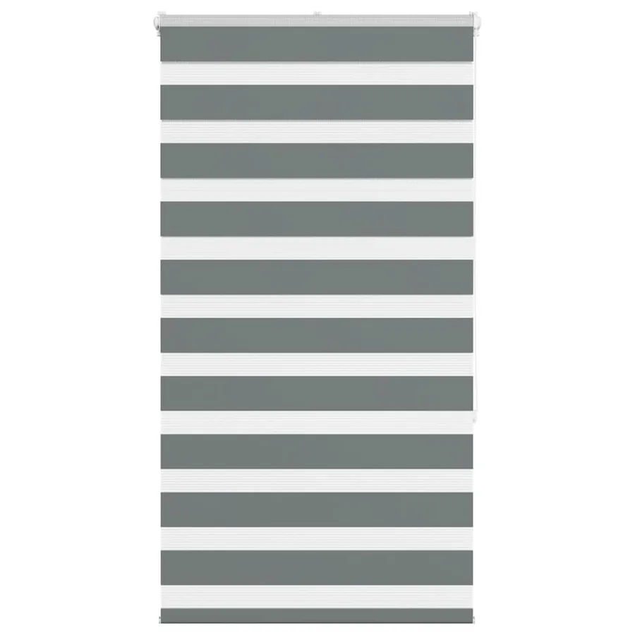 Store zèbre gris foncé largeur du tissu 65,9 cm polyester