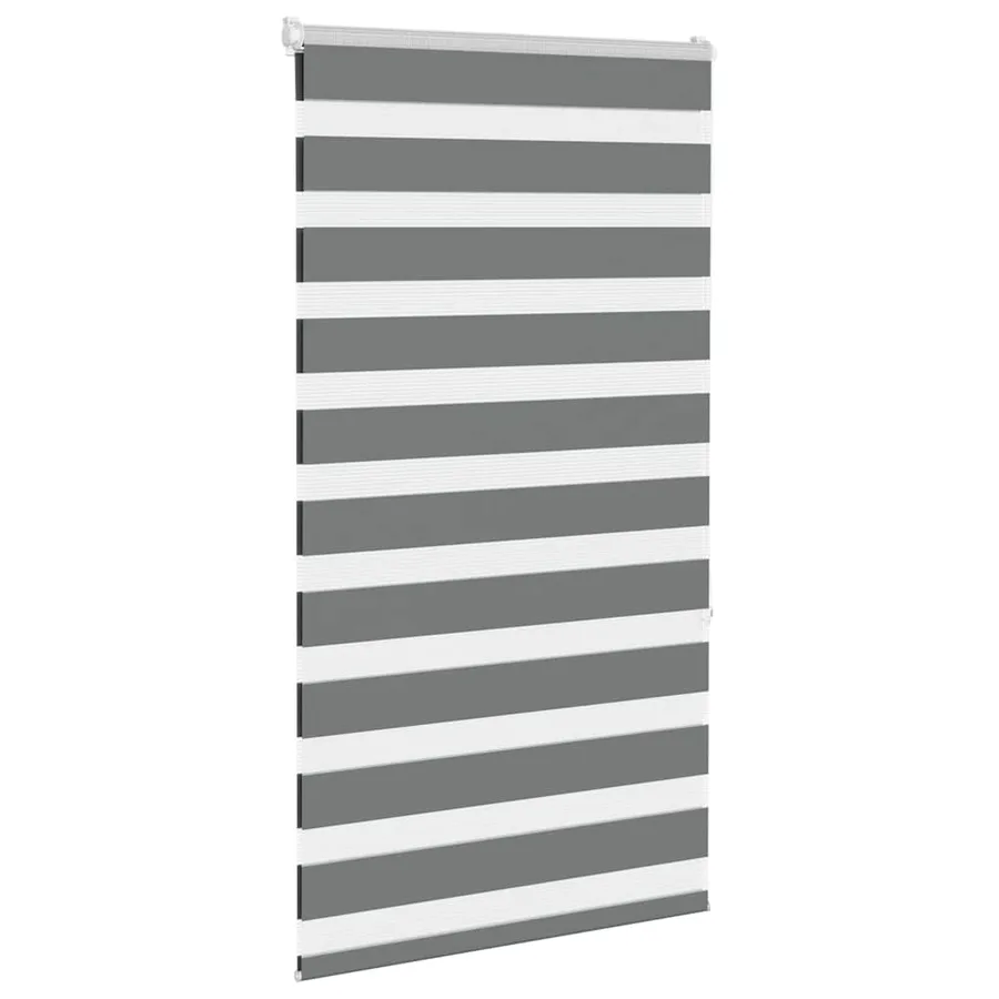 Store zèbre gris foncé largeur du tissu 65,9 cm polyester - 3