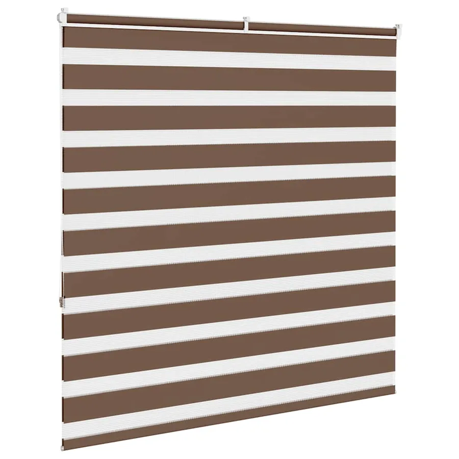 Store zèbre marron 140x150cm largeur du tissu 135,9cm polyester - 4