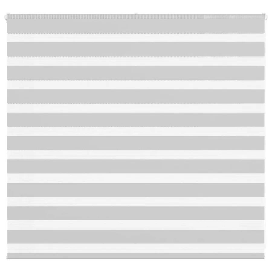 Store zèbre gris clair largeur du tissu 155,9 cm polyester