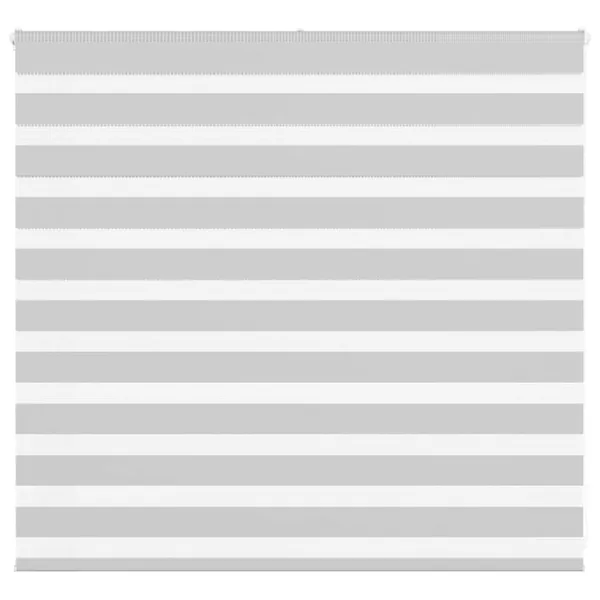 Store zèbre gris clair largeur du tissu 155,9 cm polyester