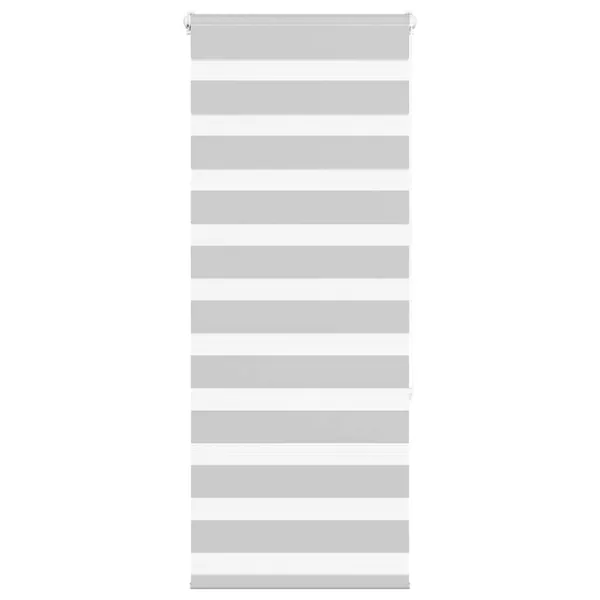 Store zèbre gris clair largeur du tissu 50,9 cm polyester