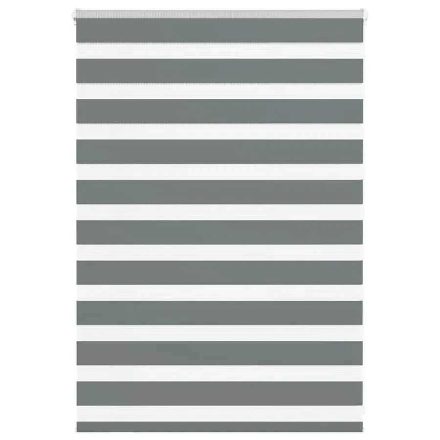 Store zèbre gris foncé largeur du tissu 90,9 cm polyester