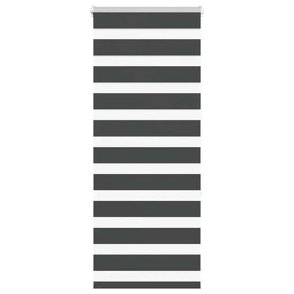 Store zèbre noir 65x150 cm largeur du tissu 60,9 cm polyester