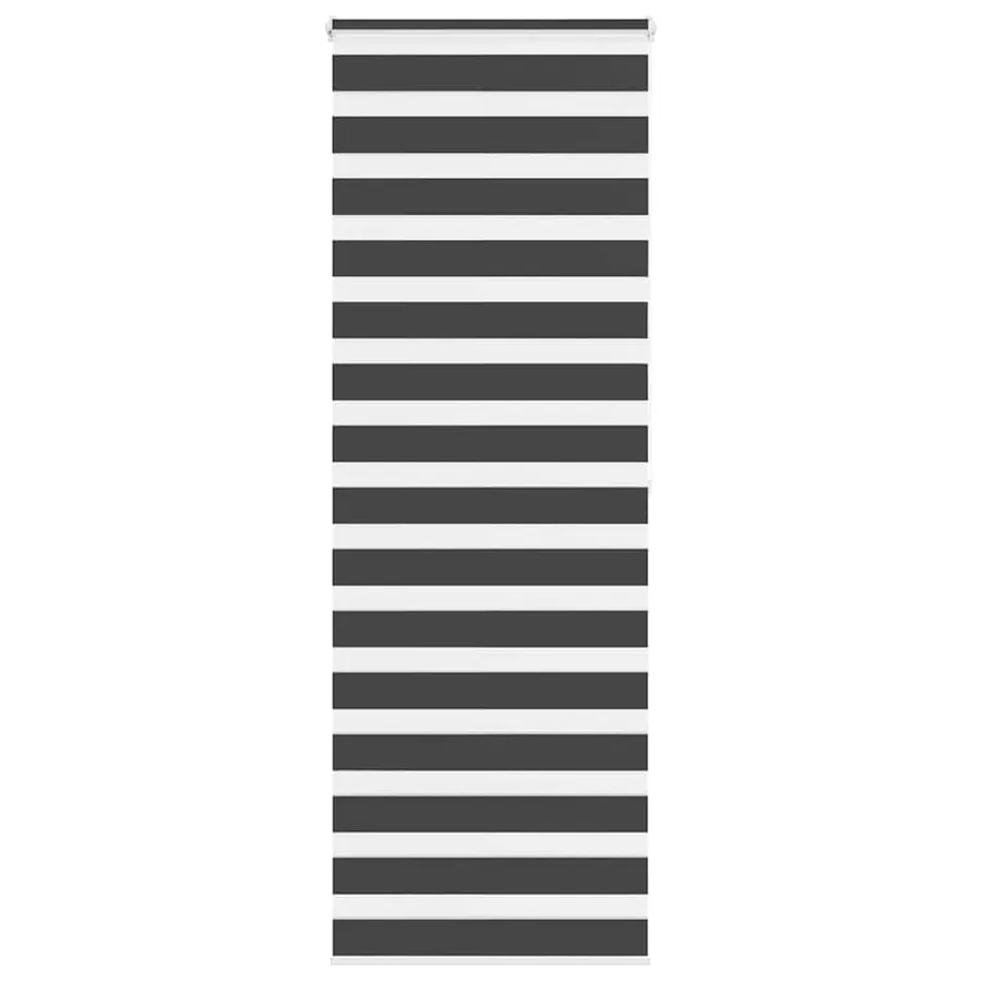 Store zèbre noir 75x200 cm largeur du tissu 70,9 cm polyester