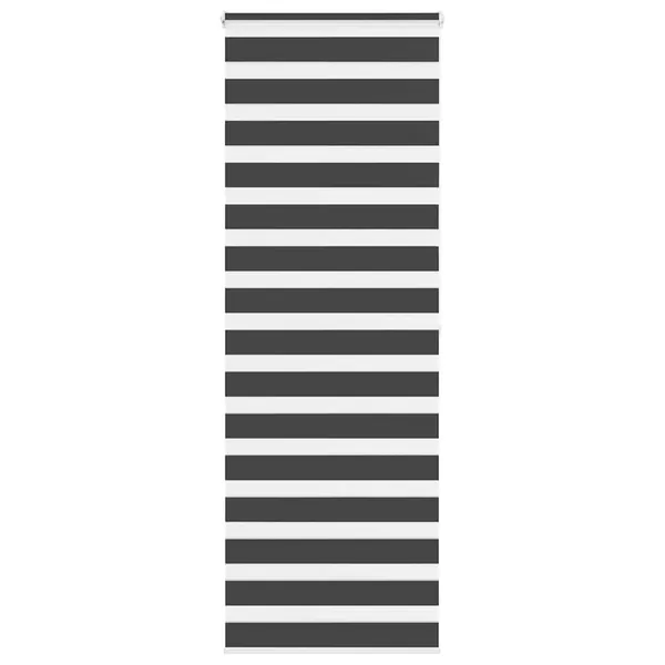 Store zèbre noir 75x200 cm largeur du tissu 70,9 cm polyester