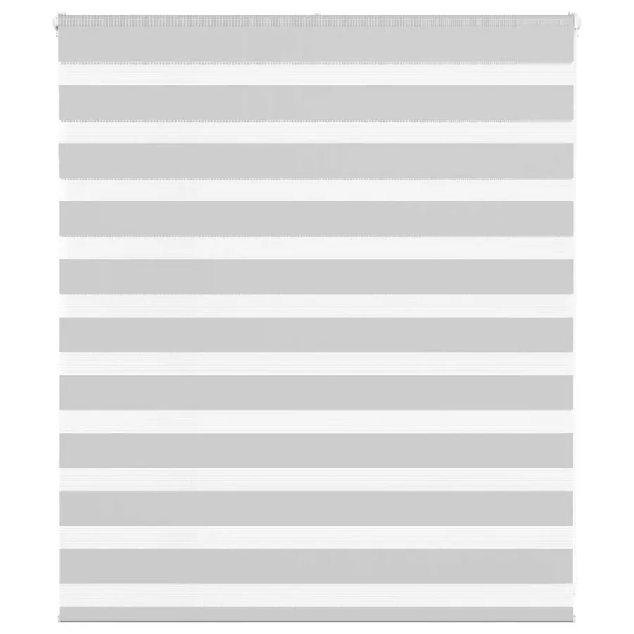 Store zèbre gris clair largeur du tissu 120,9 cm polyester