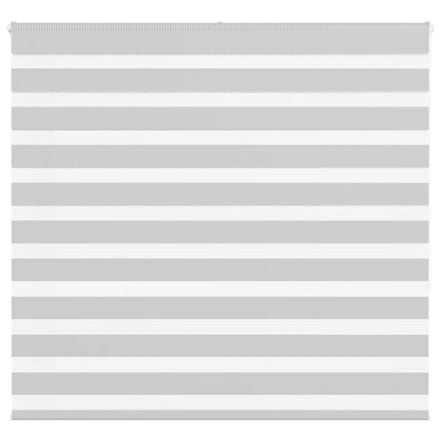 Store zèbre gris clair largeur du tissu 155,9 cm polyester