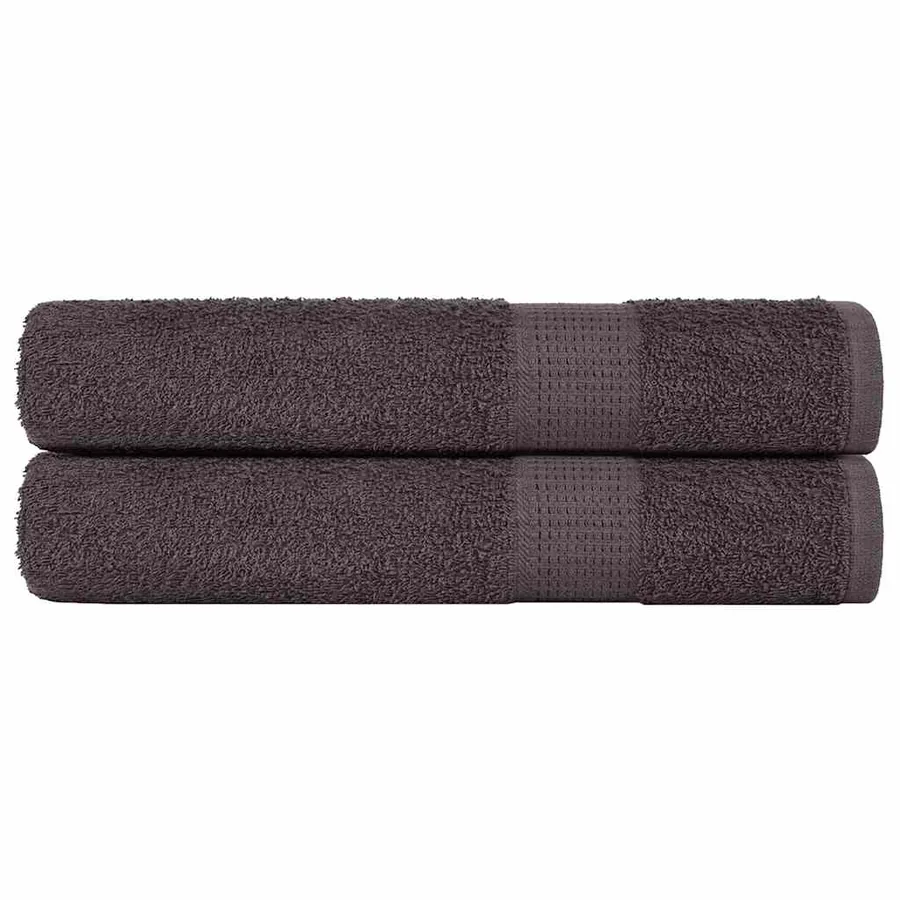 Serviettes FROGN 2 pcs anthracite 100x200 cm 360 g/m²