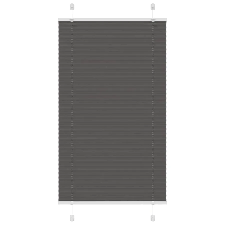 Store plissé noir 70x150 cm largeur du tissu 69,4 cm polyester