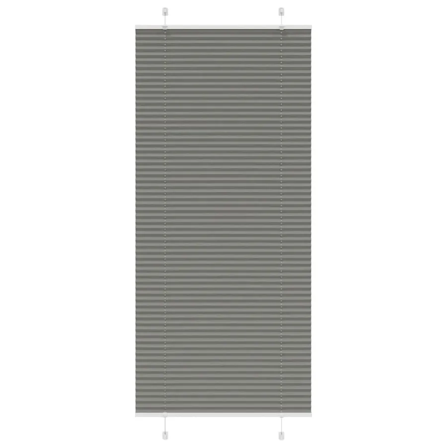Store plissé anthracite 100x200 cm largeur du tissu 99,4 cm