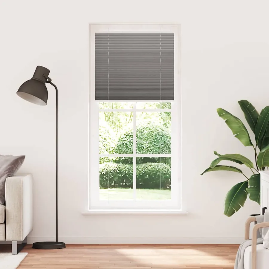 Store plissé anthracite 100x200 cm largeur du tissu 99,4 cm - 2