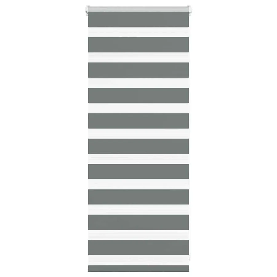 Store zèbre gris foncé largeur du tissu 55,9 cm polyester