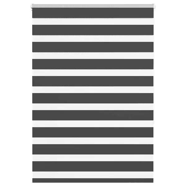 Store zèbre noir 100x150 cm largeur du tissu 95,9 cm polyester
