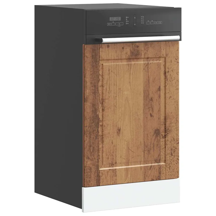 Panneau de lave-vaisselle Porto vieux bois 45x1,5x57 cm