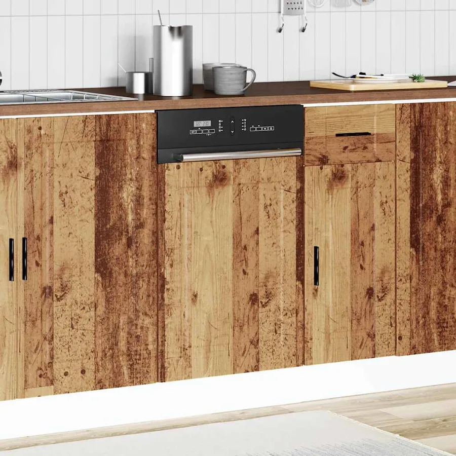 Panneau de lave-vaisselle Porto vieux bois 45x1,5x57 cm - 3