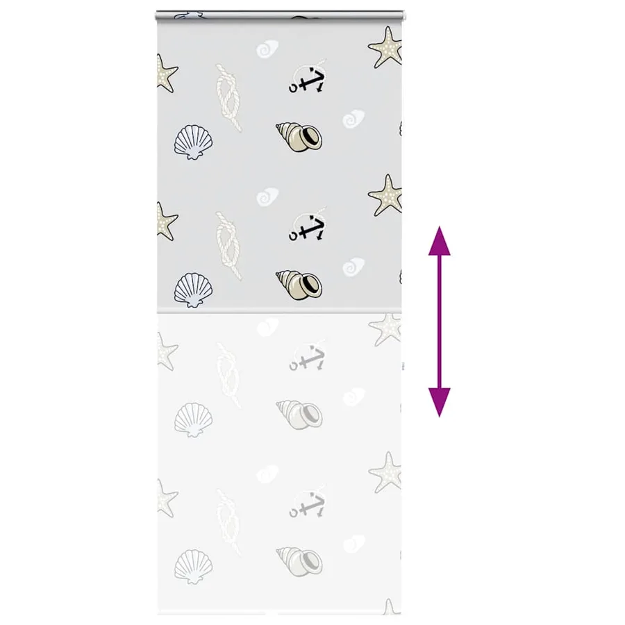 Store enrouleur de douche avec cassette largeur du tissu 86 cm - 5