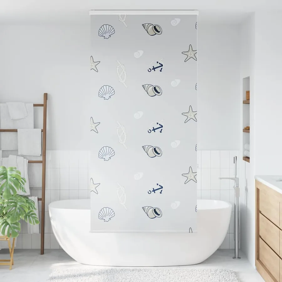 Store enrouleur de douche avec cassette largeur du tissu 106 cm - 2