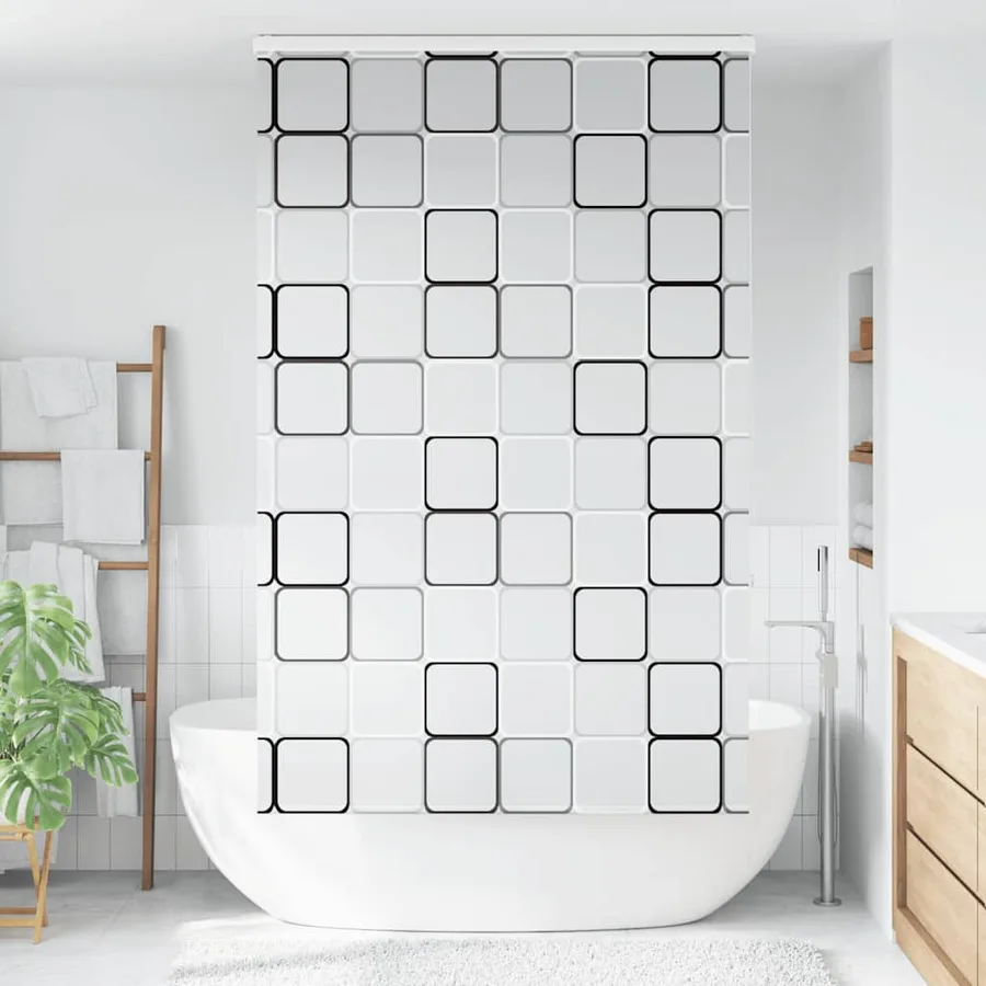 Store enrouleur de douche avec cassette largeur du tissu 116 cm - 2