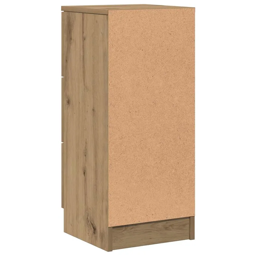 Buffets 2 pcs chêne artisanal 30x30x70 cm bois d'ingénierie - 6