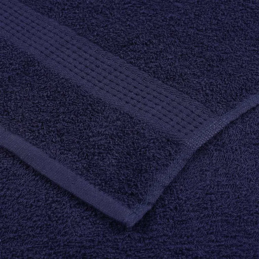 Serviettes de toilette FROGN 10 pièces Bleu marine 30x30 cm 360 g/m² - 6
